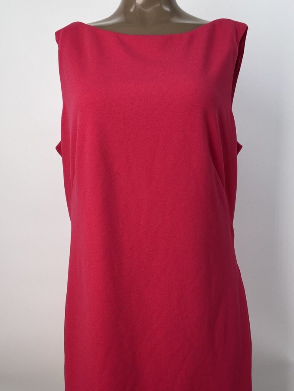 Trina Turk Women Mini Dress Pink/Orange Size 12 Attina Scalloped Crepe Polyester